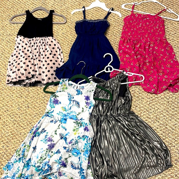 Other - 5 size 7/8 dressy dresses various brands such as children’s place and Old Navy